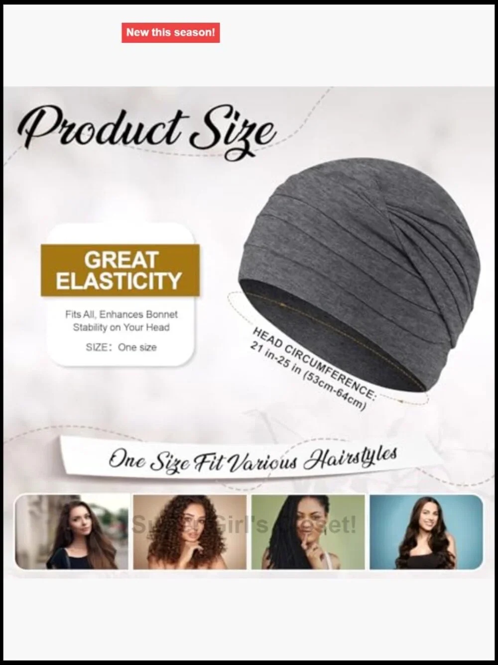 Cotton Beanies Scarves for Chemo Patients Hair Loss Soft Elastic